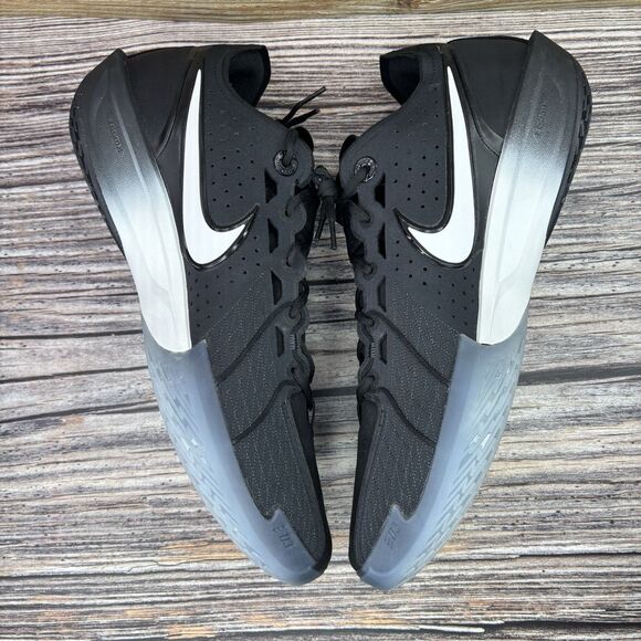 Mens Size 19 Nike ZoomX GT Cut 3 Black White Basketball Shoes DV2913-004 main image 4